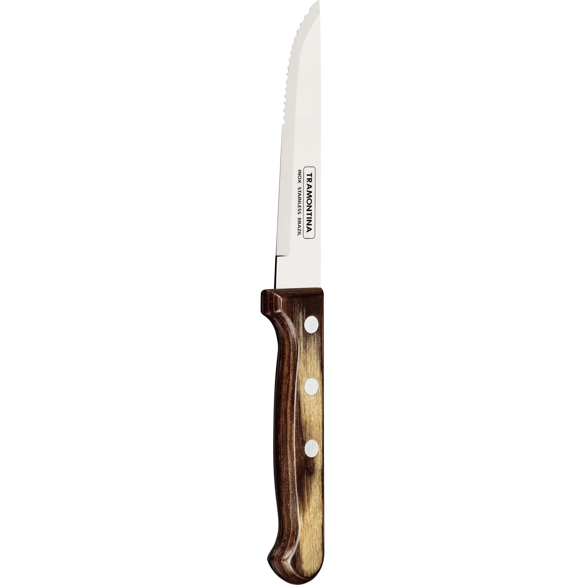 Steak-/Pizzabesteck "Churrasco" Messer L: 23,5cm braun